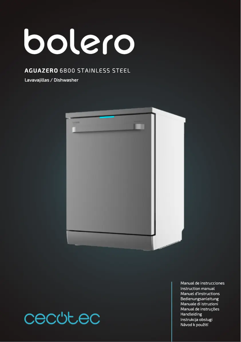 Image de la première page du manuel de l'appareil Bolero Aguazero 6800