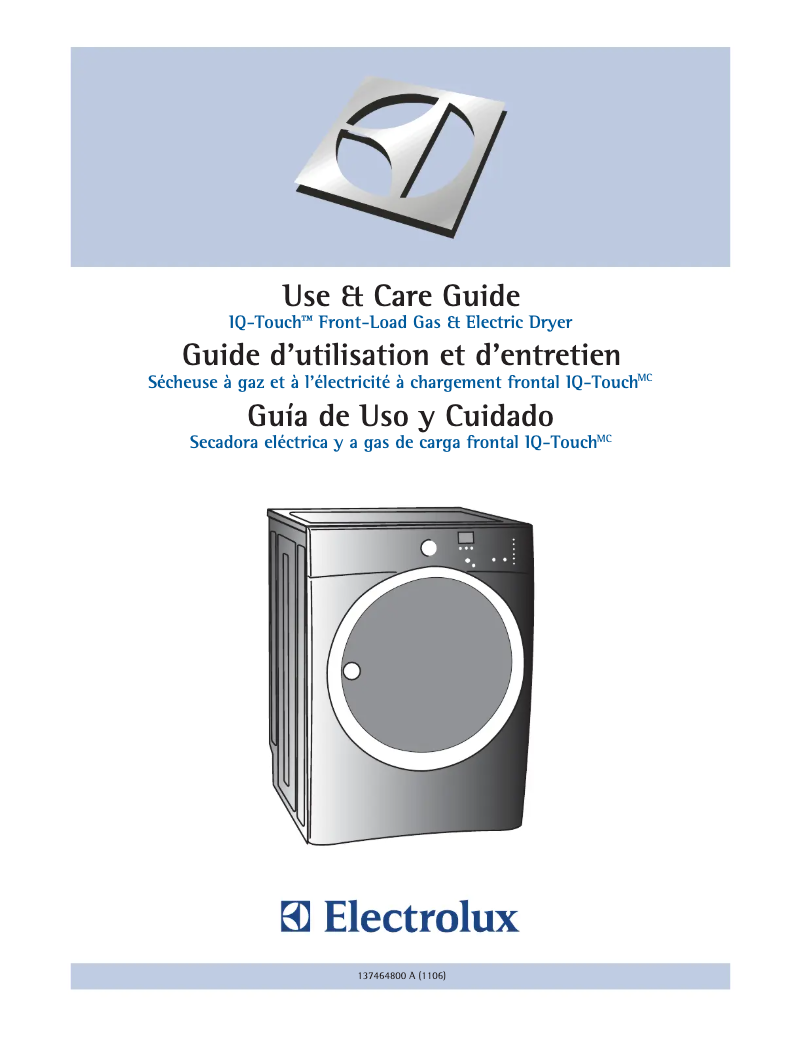 Page n°1 - Manuel d'utilisation et d'entretien Electrolux EIMGD55IIW
