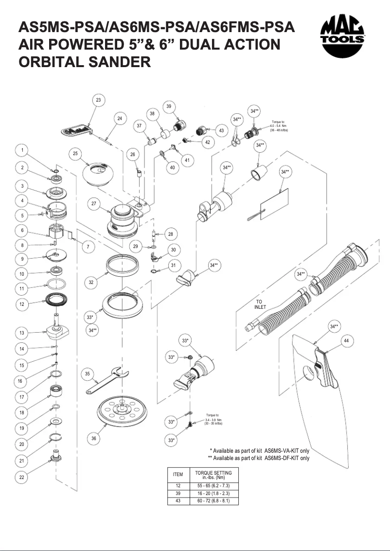 Image de la première page du manuel de l'appareil AS5MS-PSA