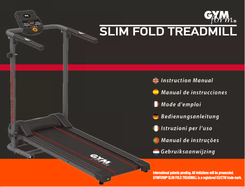 Page n°1 - Manuel utilisateur Gymform Slim Fold