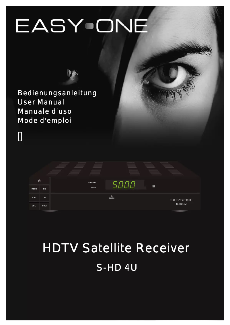 Page n°1 - Manuel utilisateur SetOne EasyOne S-HD 4U