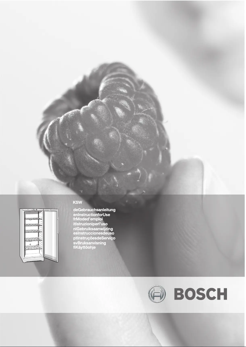 Page 1 de la notice Manuel utilisateur Bosch KSW38980