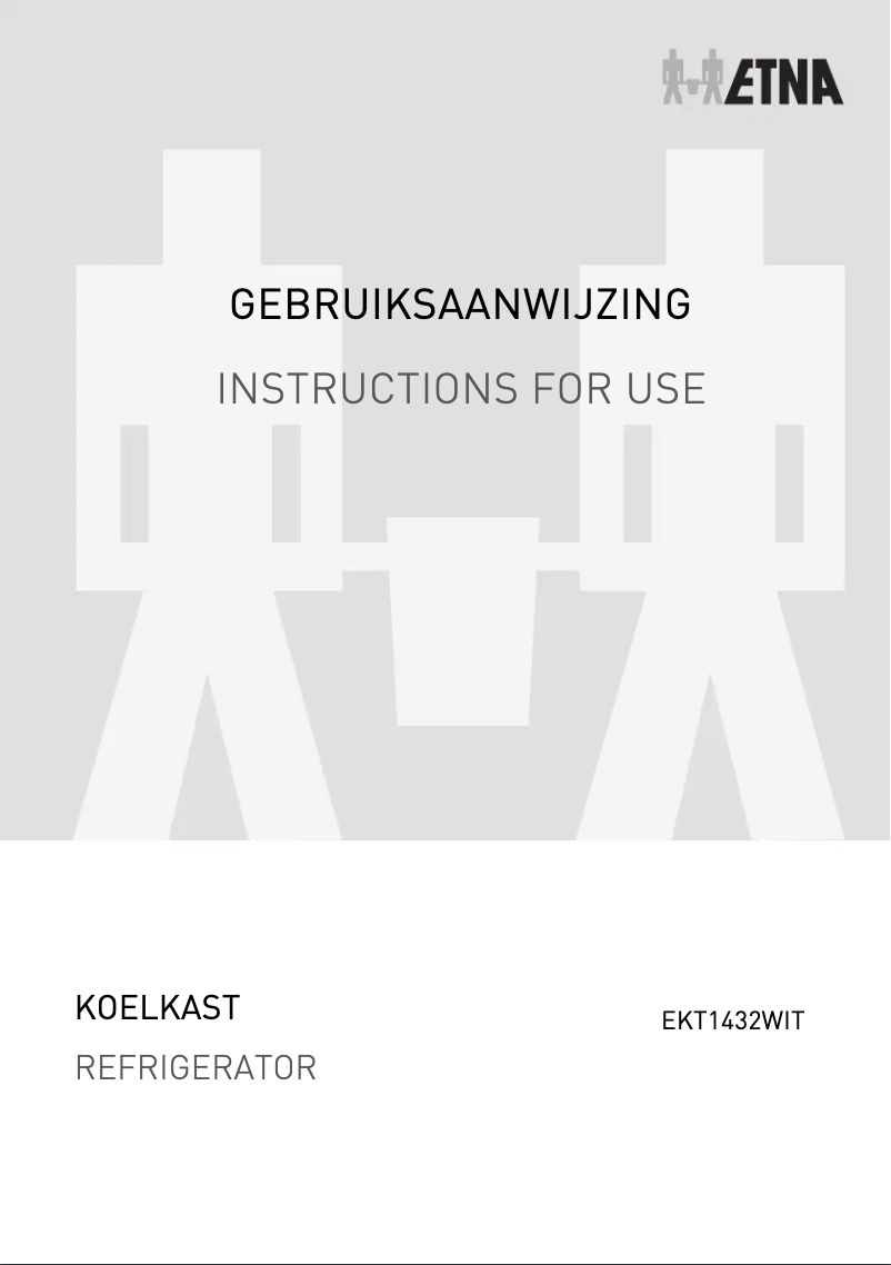 Page 1 de la notice Manuel utilisateur Etna EKT1432WIT