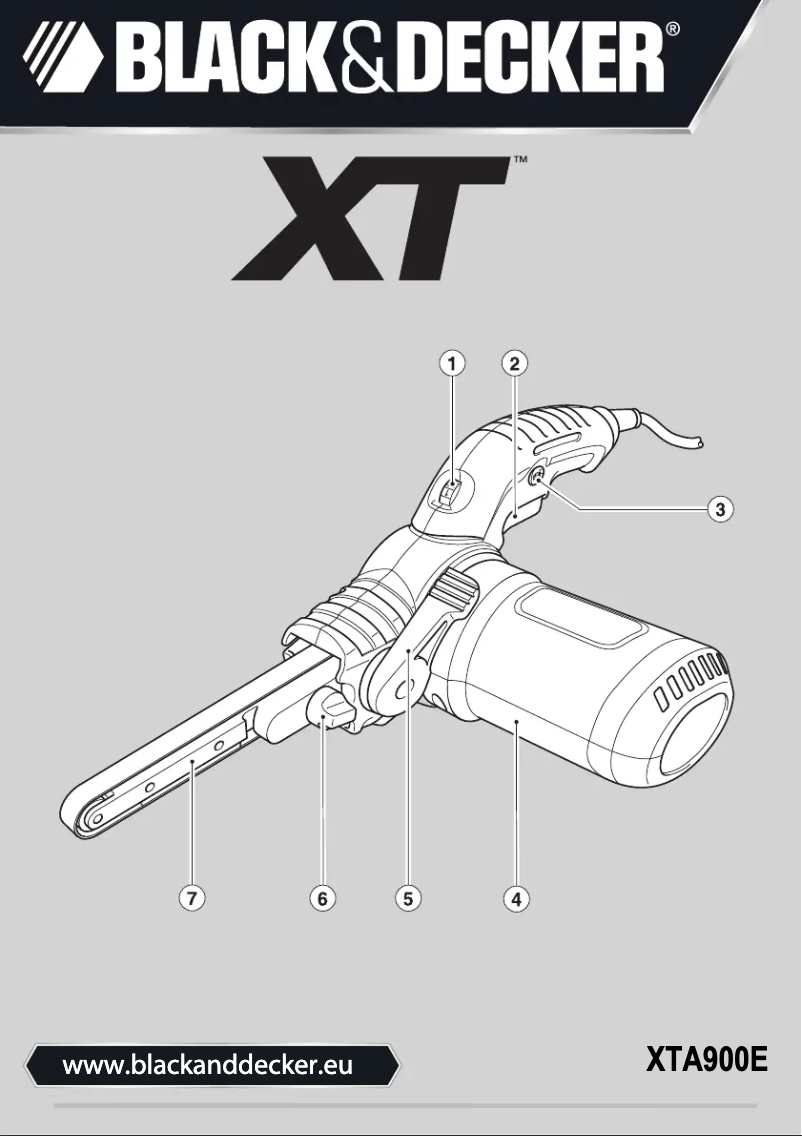 Page n°1 - Manuel utilisateur Black & Decker XTA900E