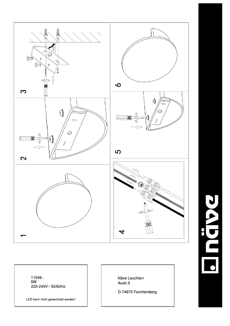 Page n°1 - Manuel utilisateur Näve Stan