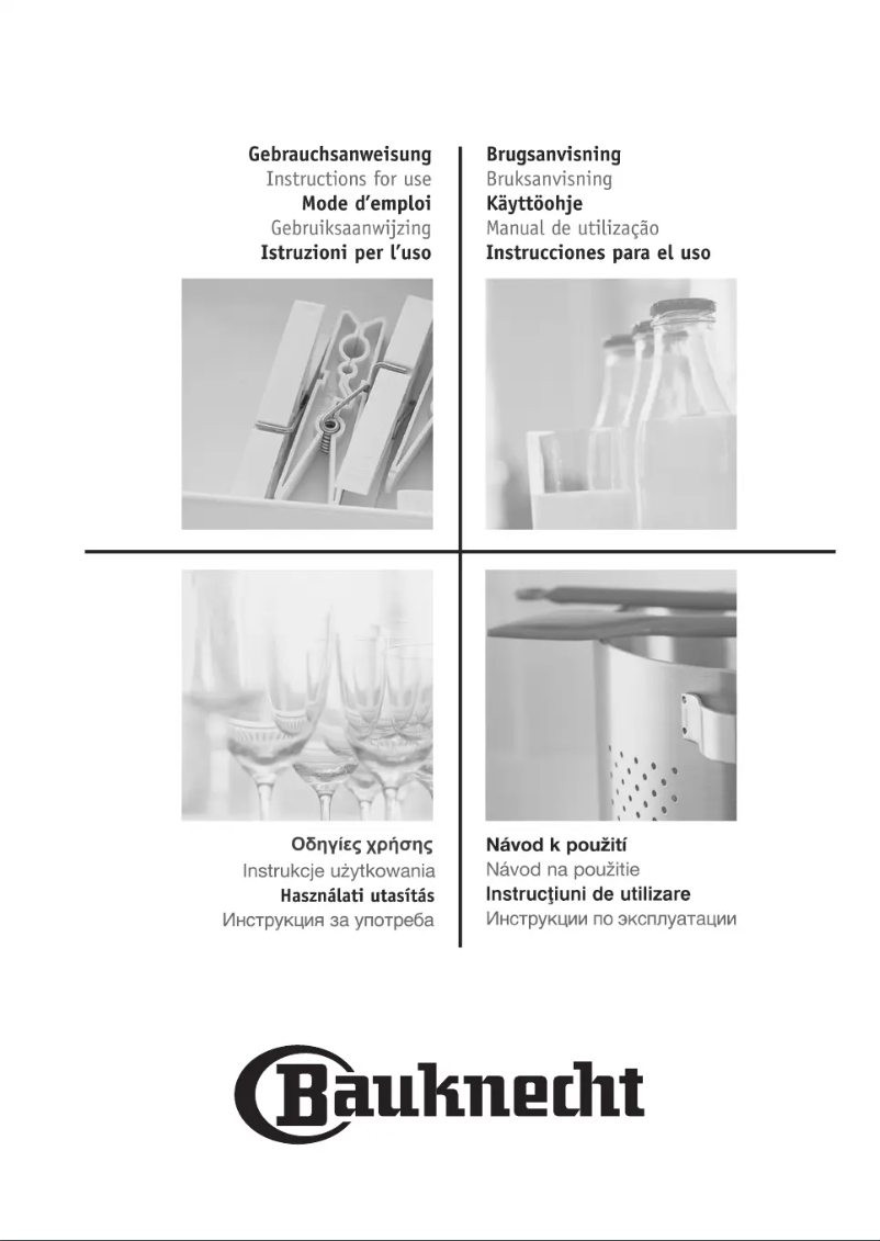 Page 1 de la notice Manuel utilisateur Bauknecht Prestige 2486E