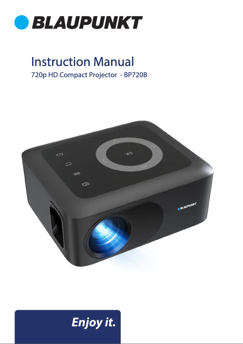 Page n°1 - Manuel utilisateur Blaupunkt BP720B