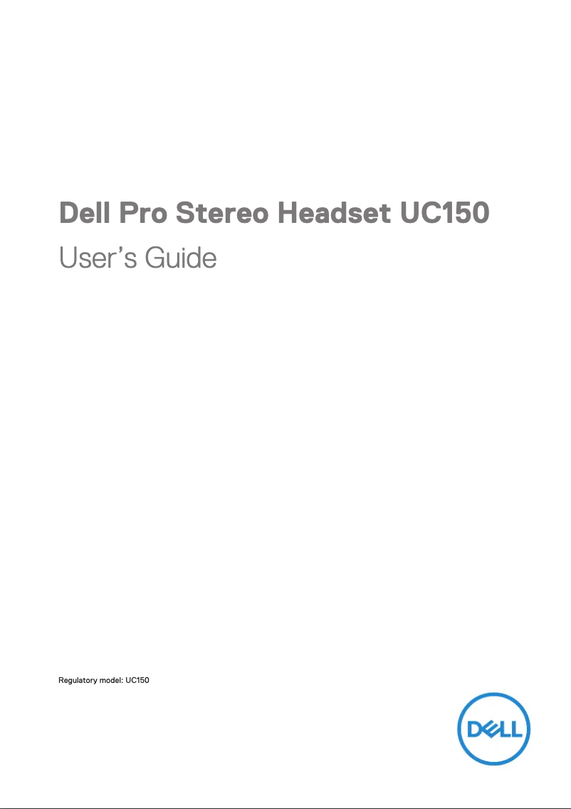 Image de la première page du manuel de l'appareil Pro UC150