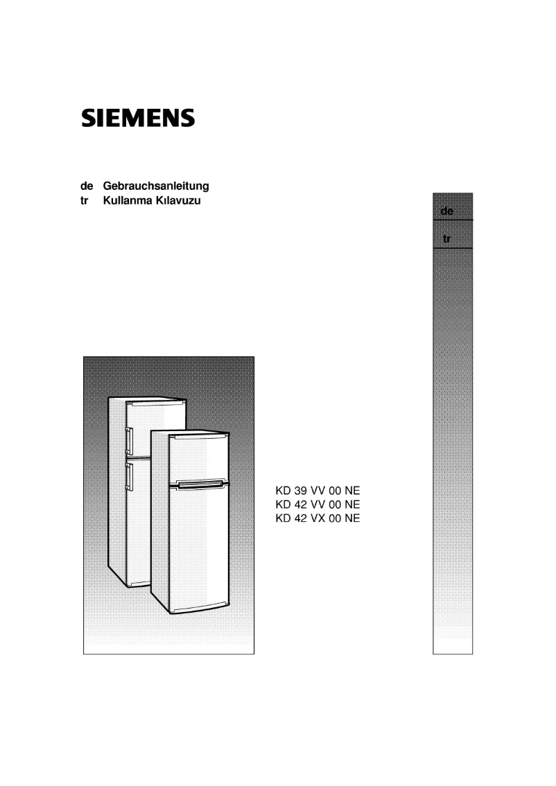 Image de la première page du manuel de l'appareil KD42VX00NE