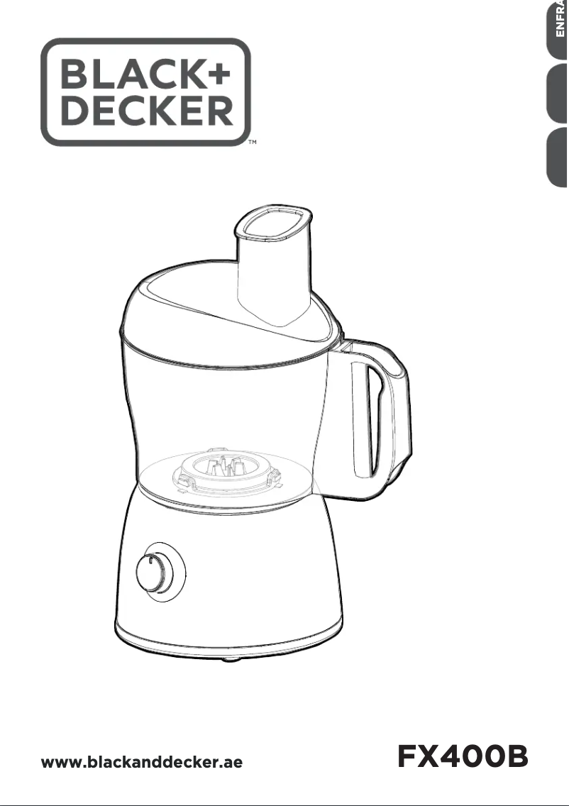 Page 1 de la notice Manuel utilisateur Black & Decker FX400B