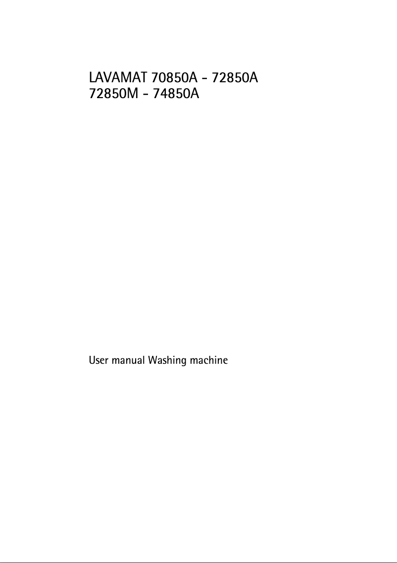 Image de la première page du manuel de l'appareil L74850A