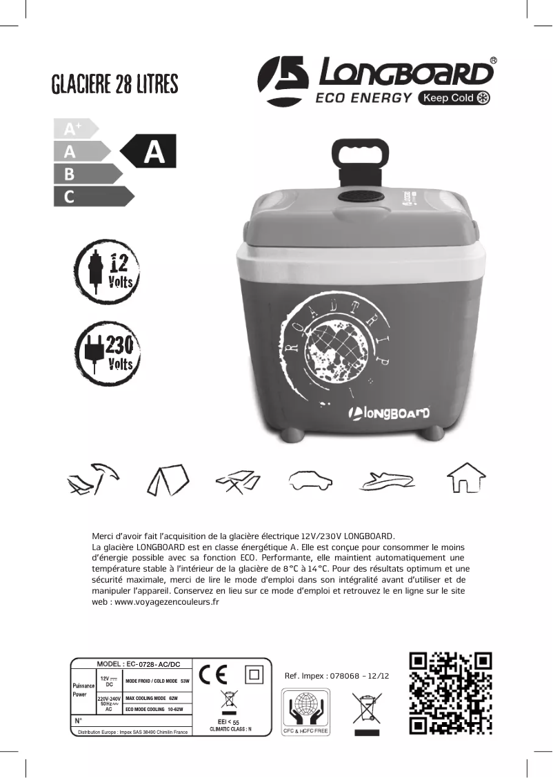 Image de la première page du manuel de l'appareil 28L