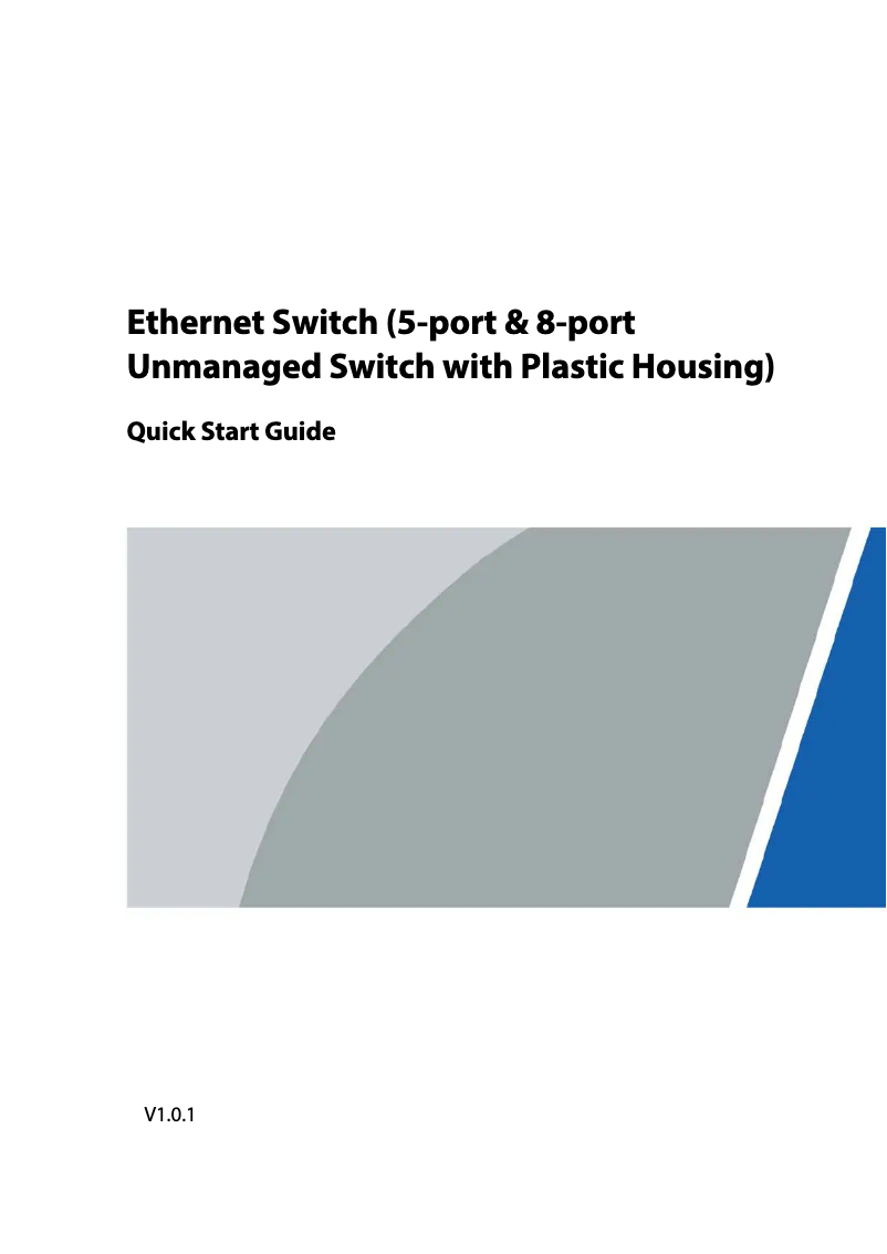 Page 1 de la notice Guide de démarrage rapide Dahua Technology PFS3005-5ET-L
