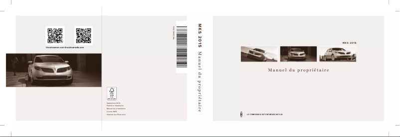 Image de la première page du manuel de l'appareil MKS (2015)