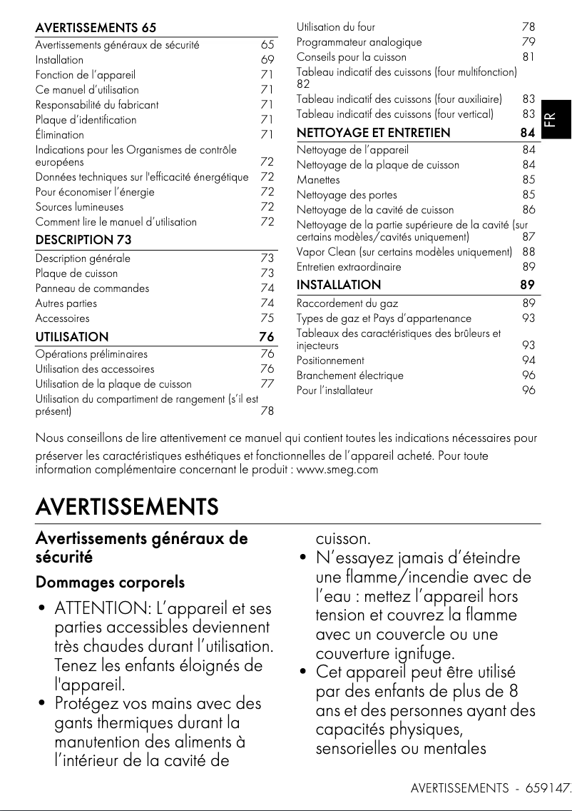 Image de la première page du manuel de l'appareil SY93-1