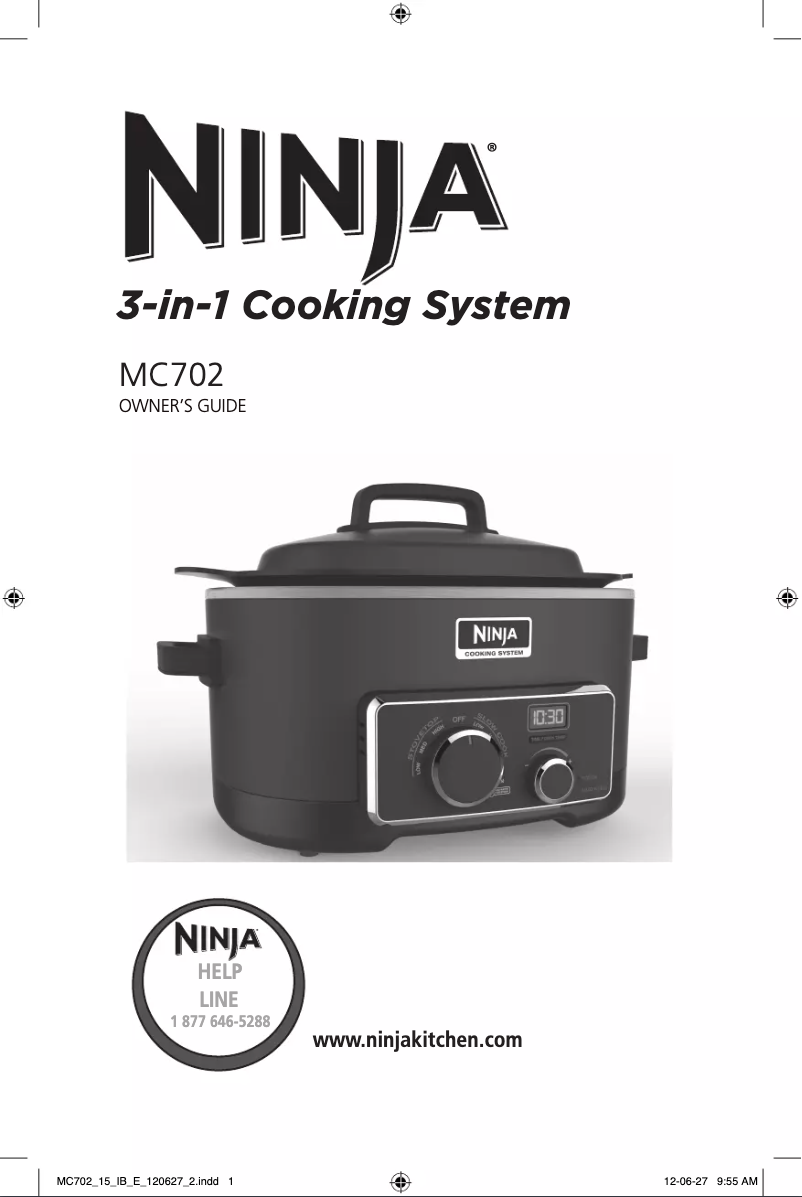 Image de la première page du manuel de l'appareil MC702