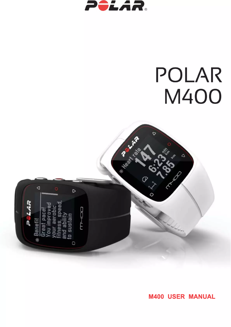 Page n°1 - Manuel utilisateur Polar M400 HR