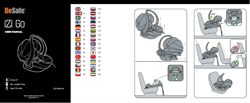 Imagen de la primera página del manual del dispositivo IZi Go X1