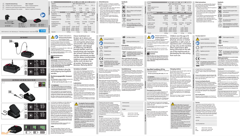 Image de la première page du manuel de l'appareil AP 18-30