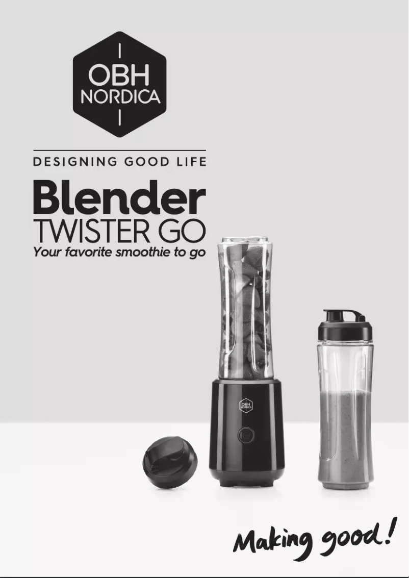 Image de la première page du manuel de l'appareil Twister Go 7740