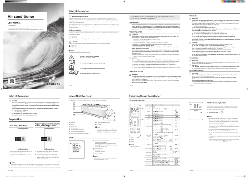 Image de la première page du manuel de l'appareil AR18BY4APWKXNA