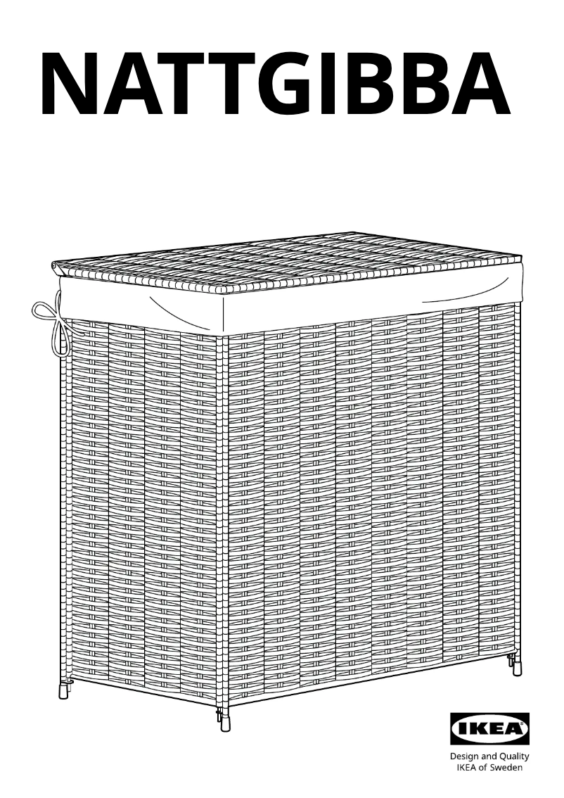 Page 1 de la notice Manuel utilisateur Ikea NATTGIBBA 305.319.36