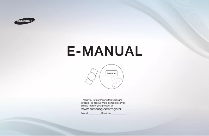Image de la première page du manuel de l'appareil UA40EH5000W