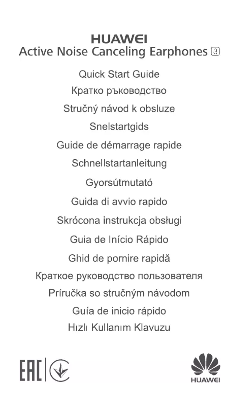 Image de la première page du manuel de l'appareil Active Noise Canceling Earphones 3