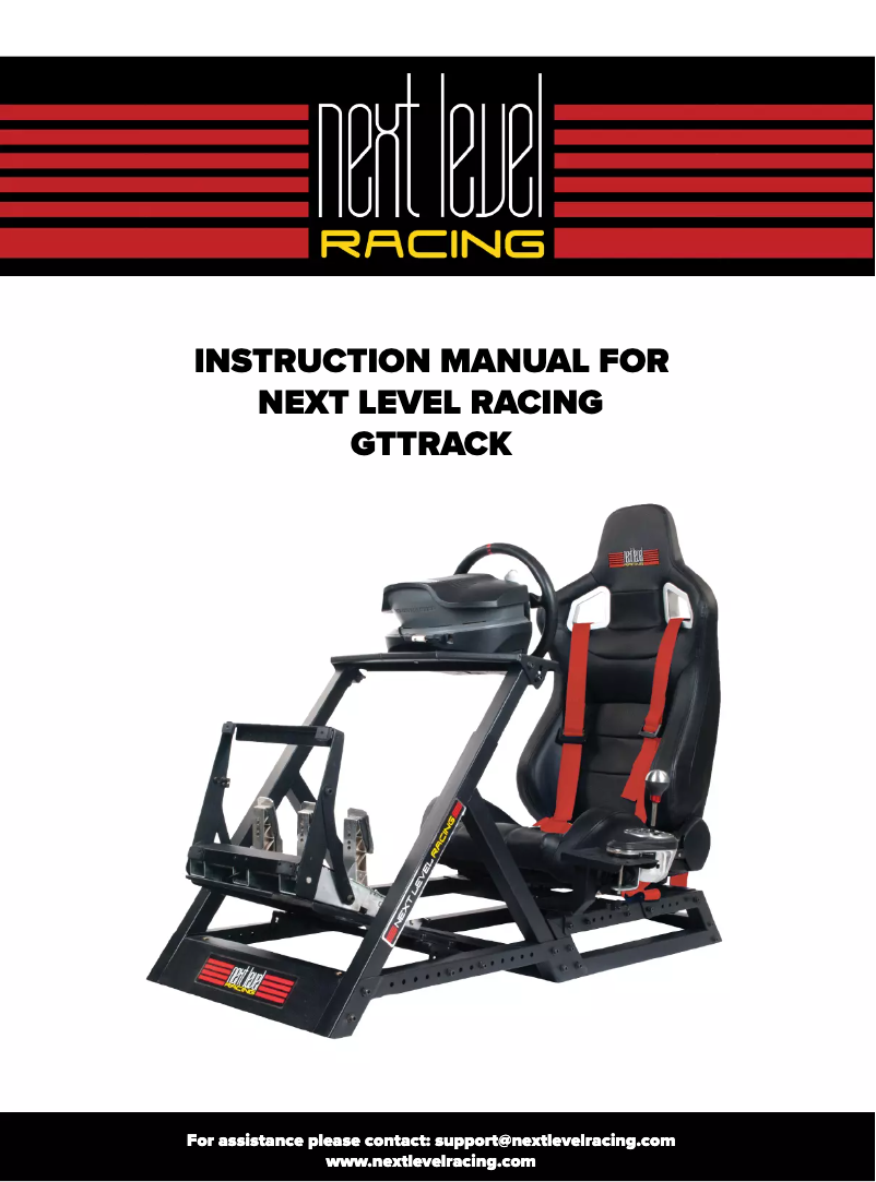 Page n°1 - Manuel utilisateur Next Level Racing GT Track Cockpit