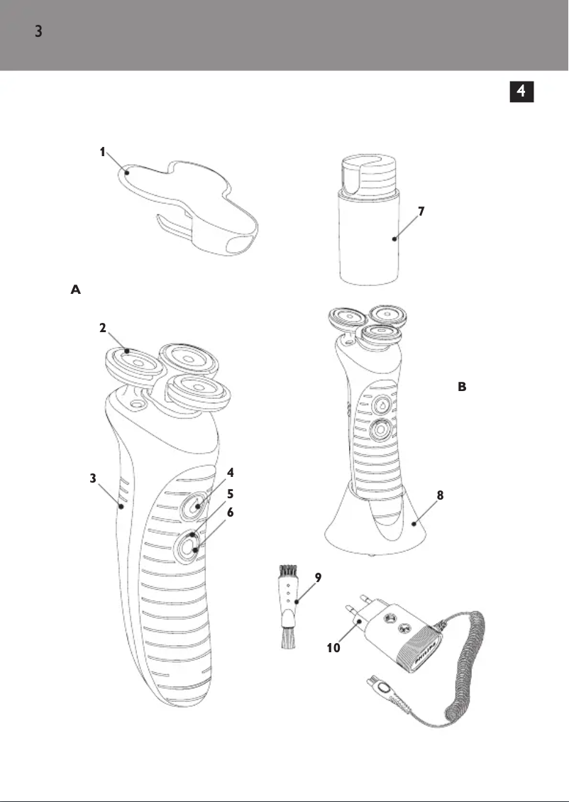 Page n°1 - Manuel utilisateur Philips NIVEA HS8020
