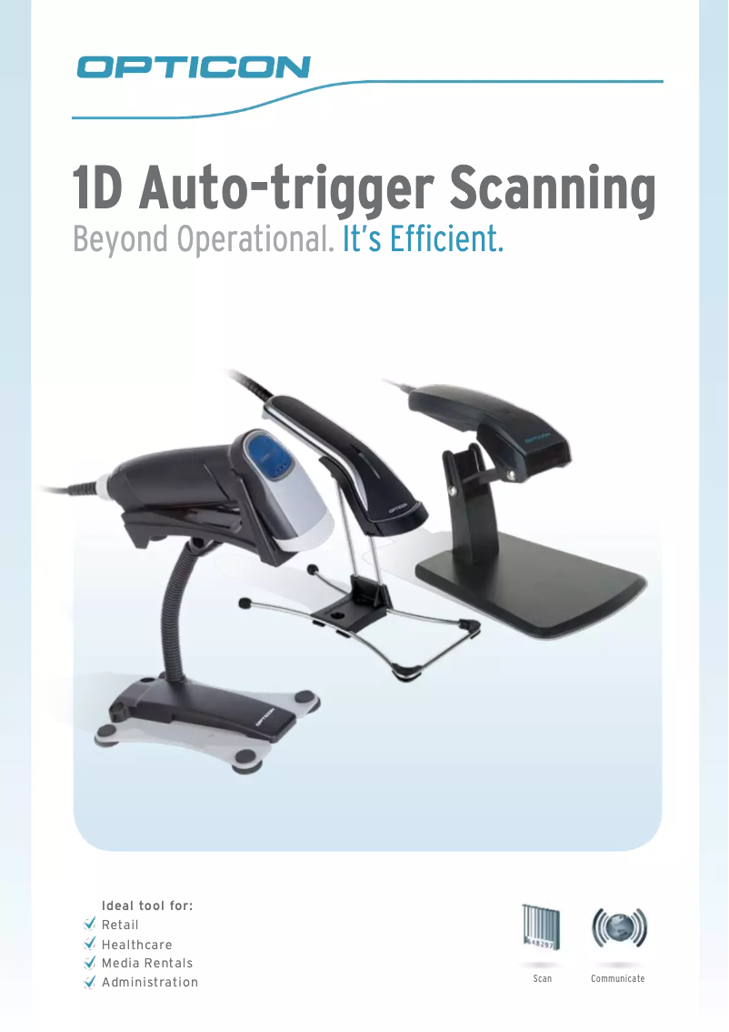 Page n°1 - Manuel utilisateur Opticon OPR3201