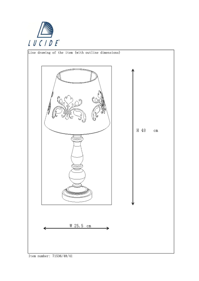 Page 1 de la notice Manuel utilisateur Lucide Robin 71536/48/41