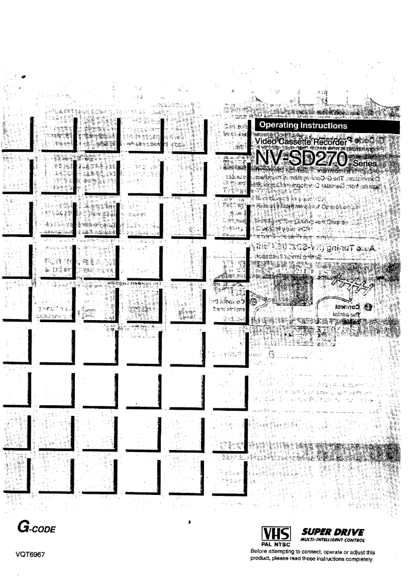 Image de la première page du manuel de l'appareil NV-SD270