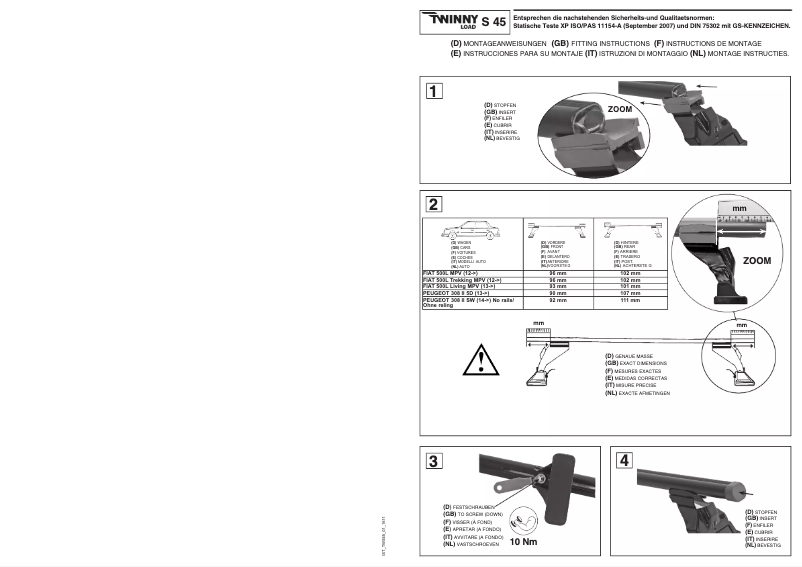 Image de la première page du manuel de l'appareil S 45