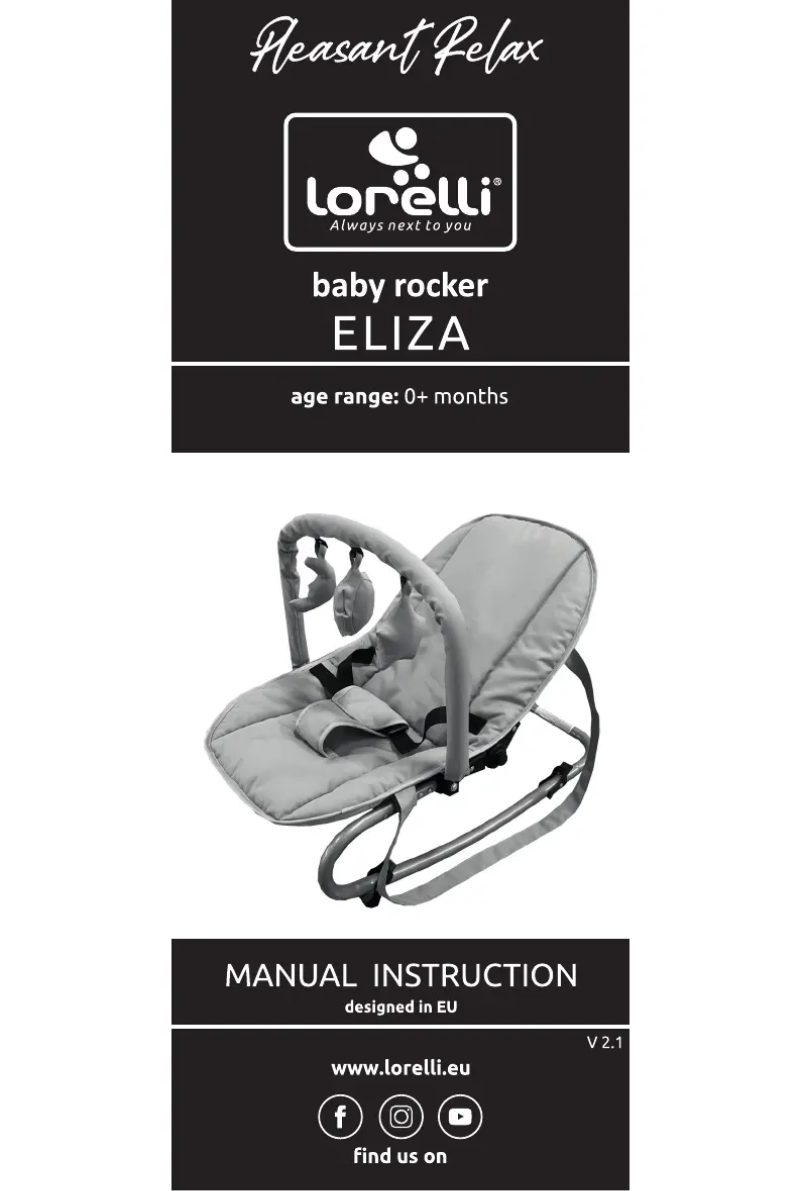 Page 1 of the manual User Manual Lorelli Eliza