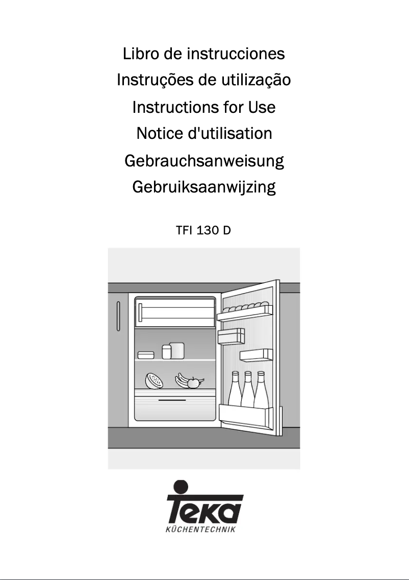Page 1 de la notice Manuel utilisateur Teka TFI 130