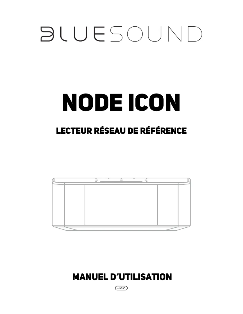 Image de la première page du manuel de l'appareil NODE ICON