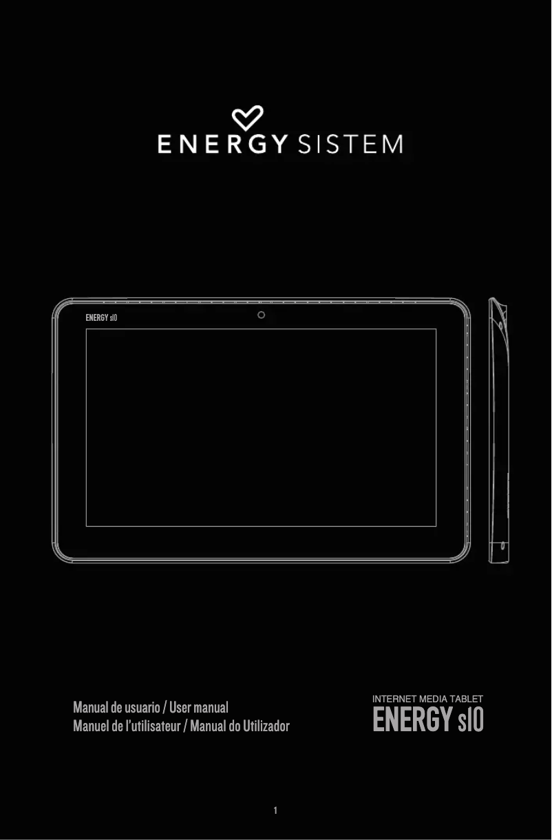 Page 1 de la notice Manuel utilisateur Energy Sistem S10
