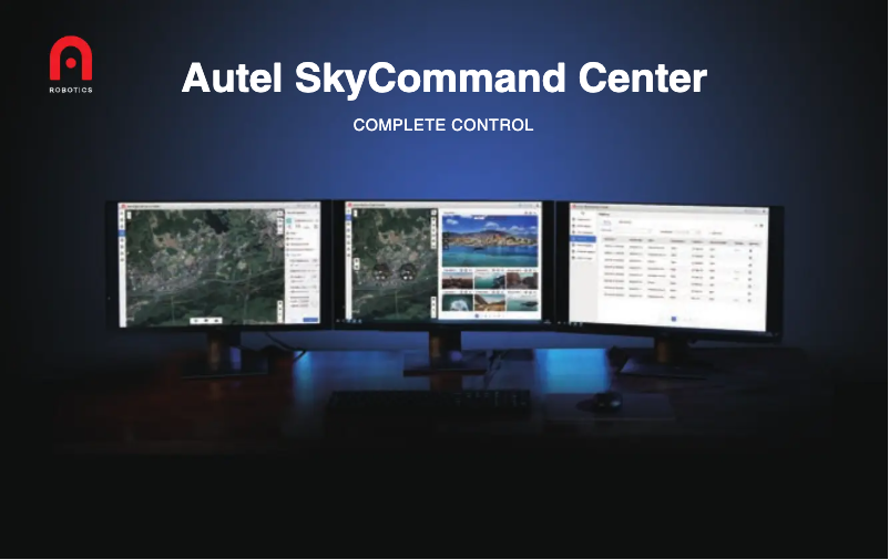 Image de la première page du manuel de l'appareil Skycommand Center