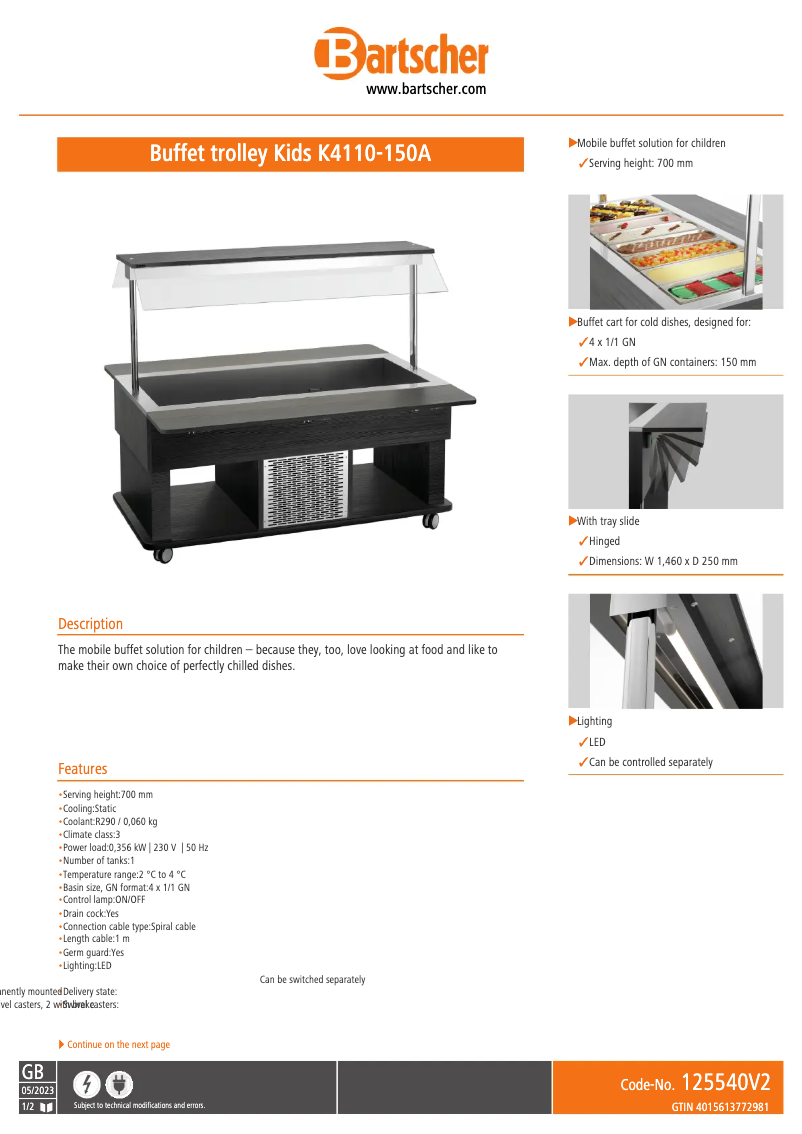 Image de la première page du manuel de l'appareil K4110-150A