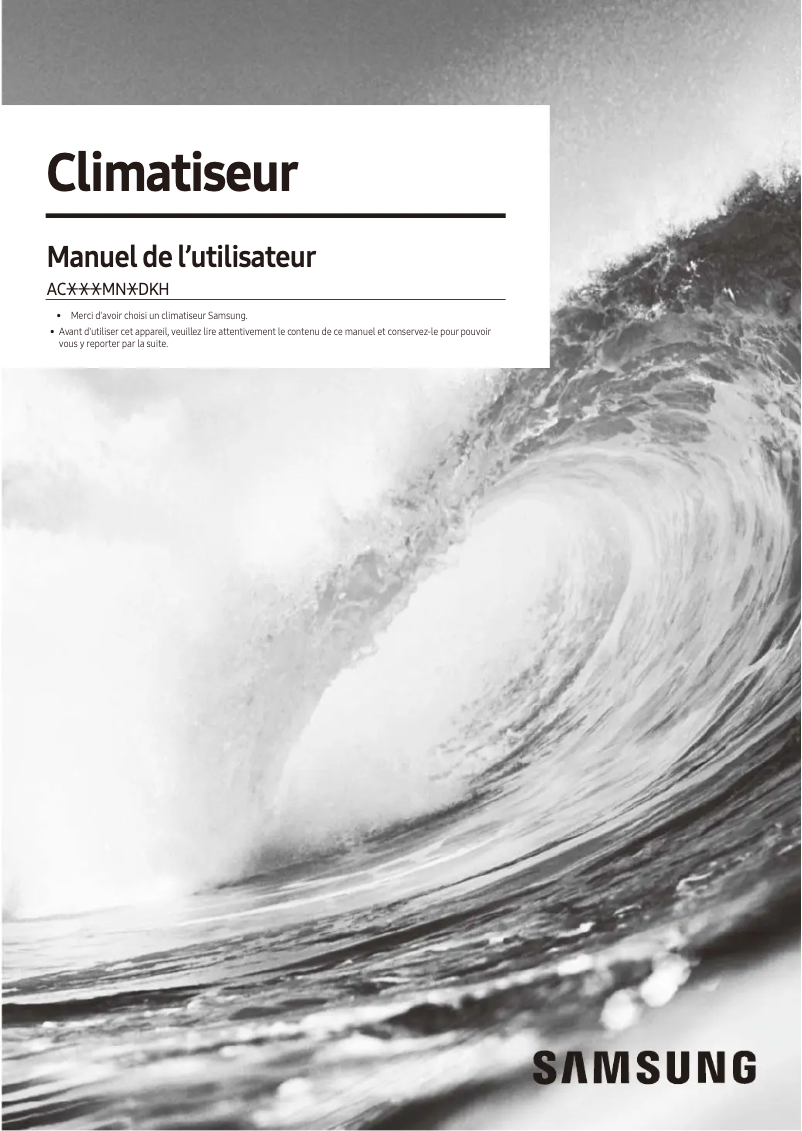 Image de la première page du manuel de l'appareil AC071MN4DKH