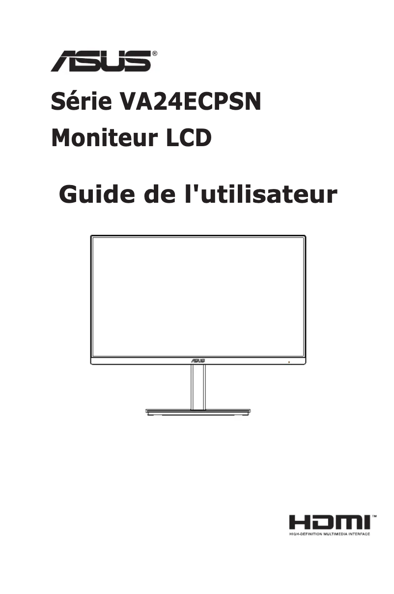 Image de la première page du manuel de l'appareil VA24ECPSN