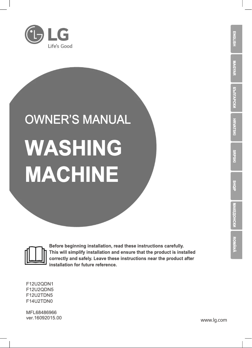 Página 1 del manual Manual de usuario LG F14U2TDN0