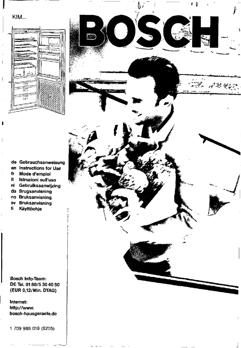 Page 1 of the manual User Manual Bosch KIM2640