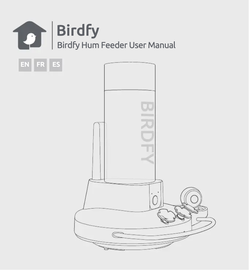Page n°1 - Manuel utilisateur BIRDFY Hum Feeder
