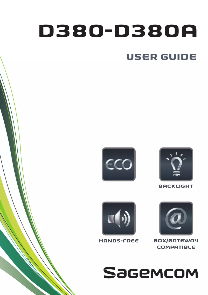 Imagen de la primera página del manual del dispositivo D380
