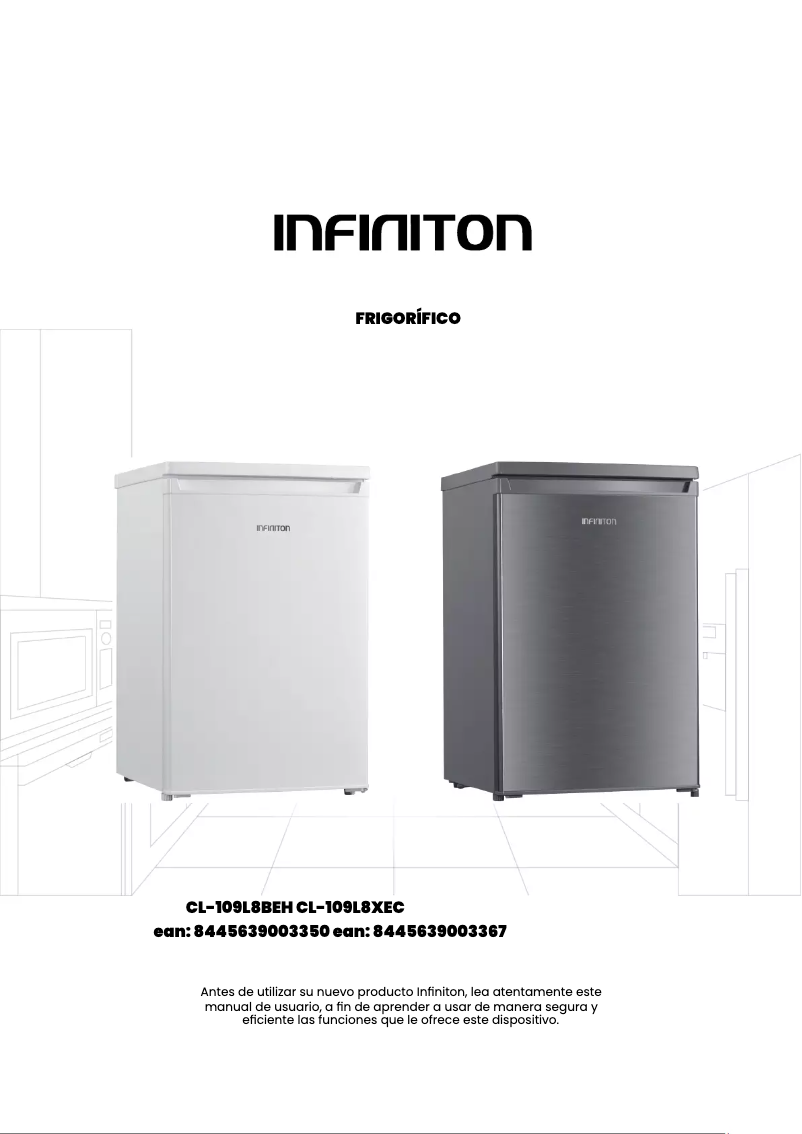 Page n°1 - Manuel utilisateur Infiniton CL-109L8BEH