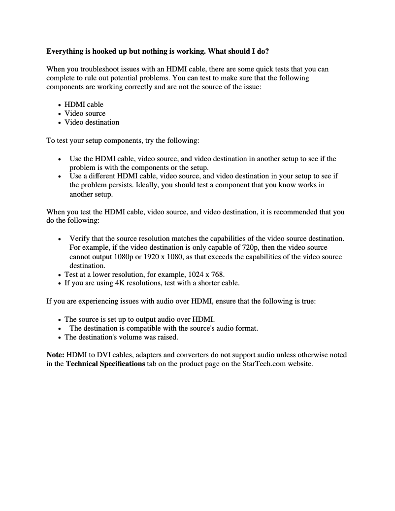 Page n°1 - Manuel utilisateur StarTech.com HDPMM35