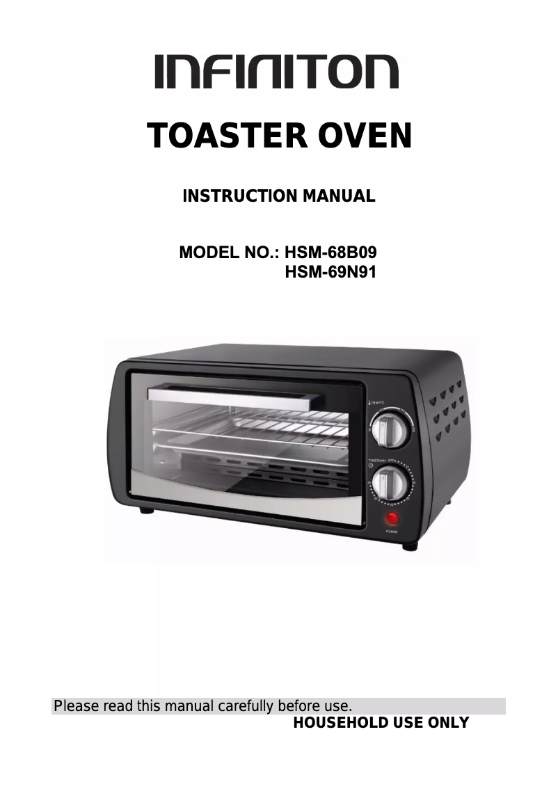 Página 1 del manual Manual de usuario Infiniton HSM-68B09