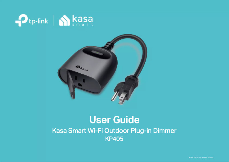 Page 1 de la notice Manuel utilisateur TP-Link Kasa Smart KP405